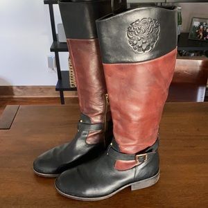 Vince Camuto Two-tone Riding Boots